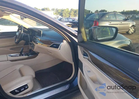 2017 BMW 740I I from USA, damaged, VIN WBA7E2C56HG739442